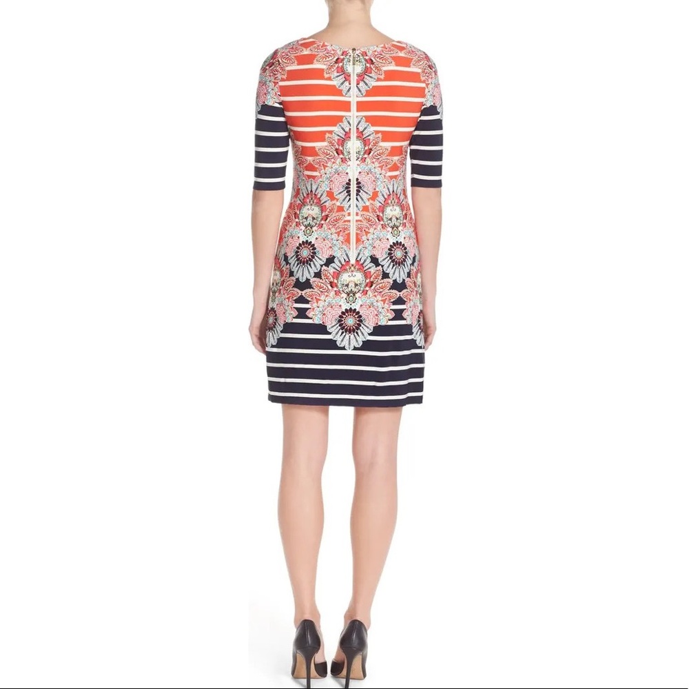 Eliza J Print Jersey Sheath Dress - Picture 2 of 11